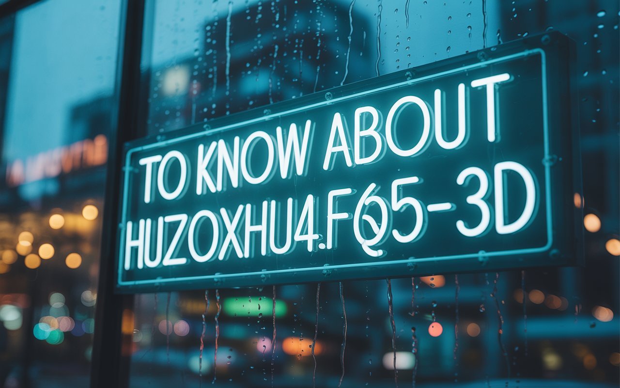 To Know About huzoxhu4.f6q5-3d