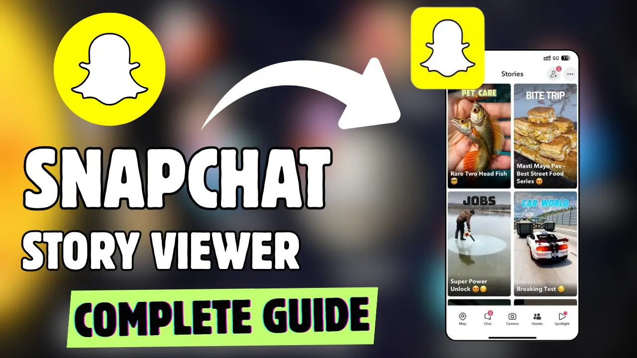 Snapchat story viewer