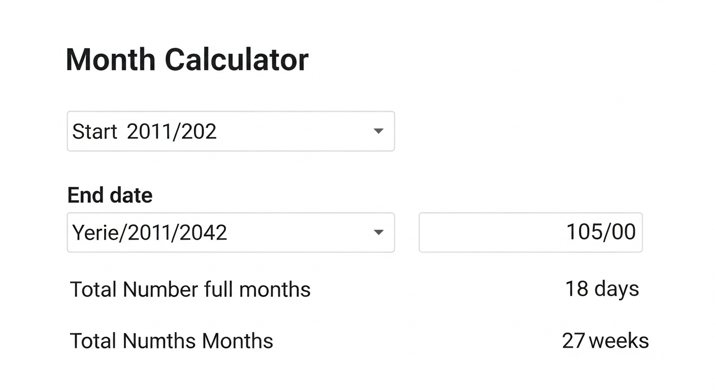 Month Calculator